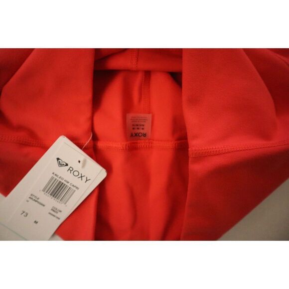 Roxy ARJNP03209 Women's Sz M Pink Kaileo High Waisted Capri Workout Leggings - Picture 3 of 6